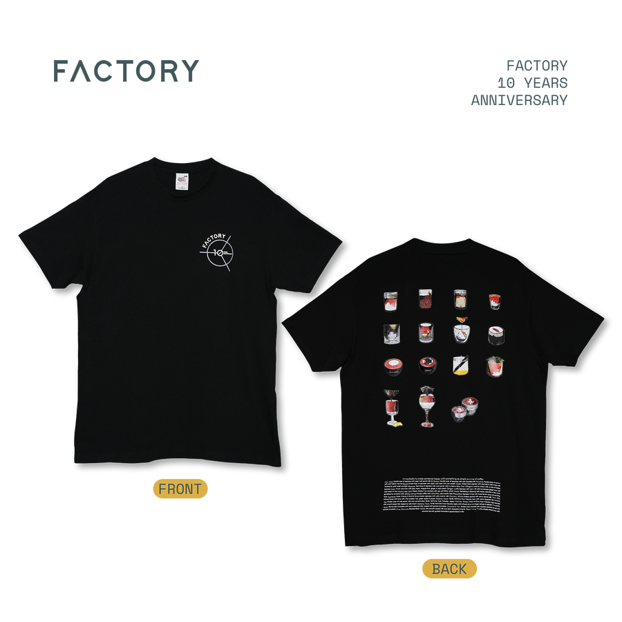 10 YEARS ANNIVERSARY T-SHIRT